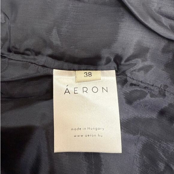 Aeron MOSS Women's Portia Bat Wing Faux Leather Bomber Jacket, EU 38 - Picture 4 of 5